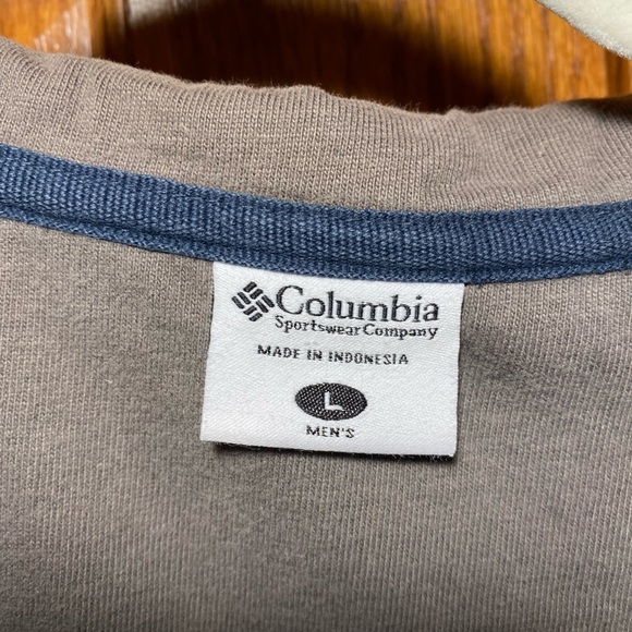 Men’s Columbia 1/4 Zip Pullover, Slate Blue - Picture 3 of 5